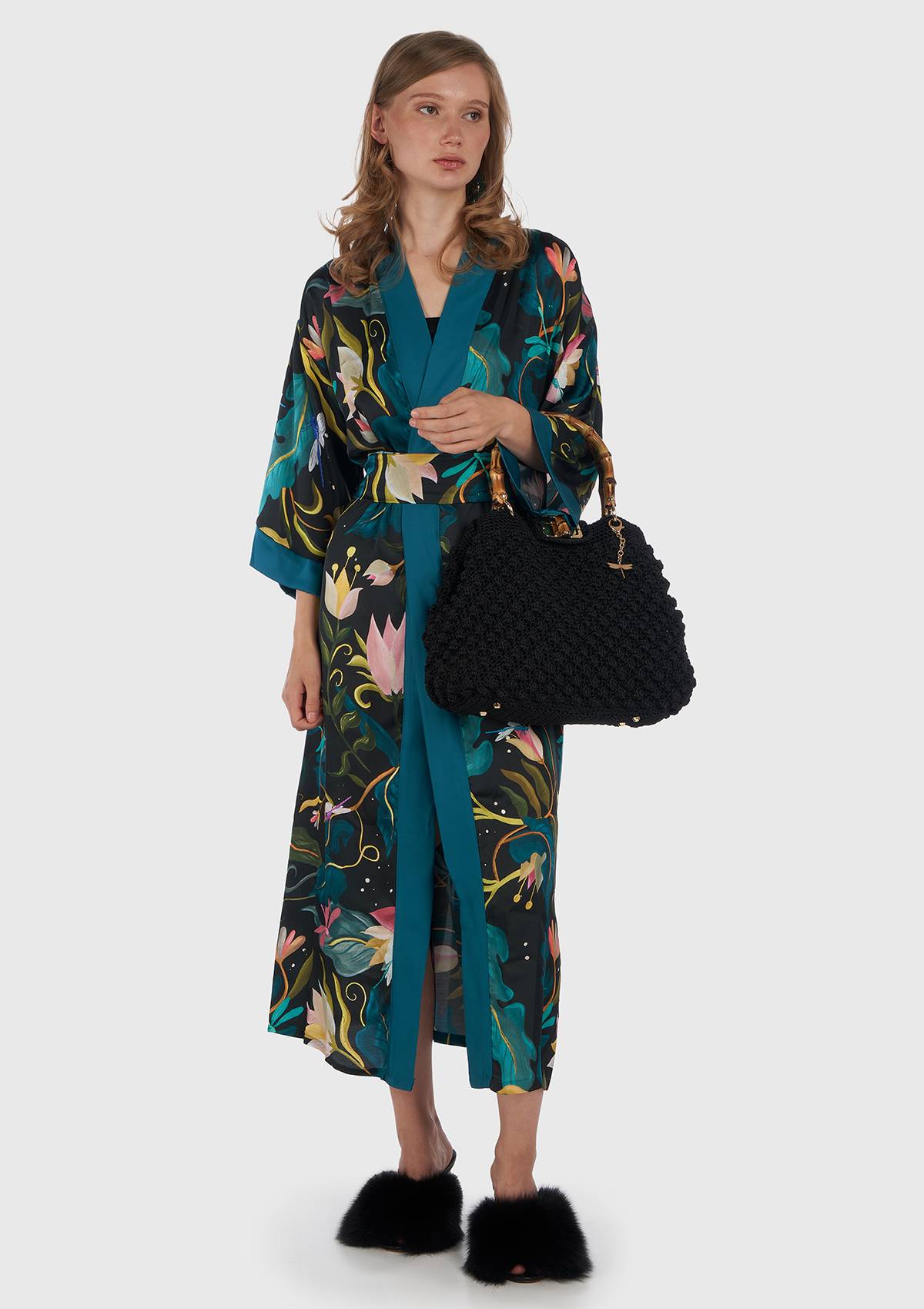 Kimono Lungo Rinascimento Libellula