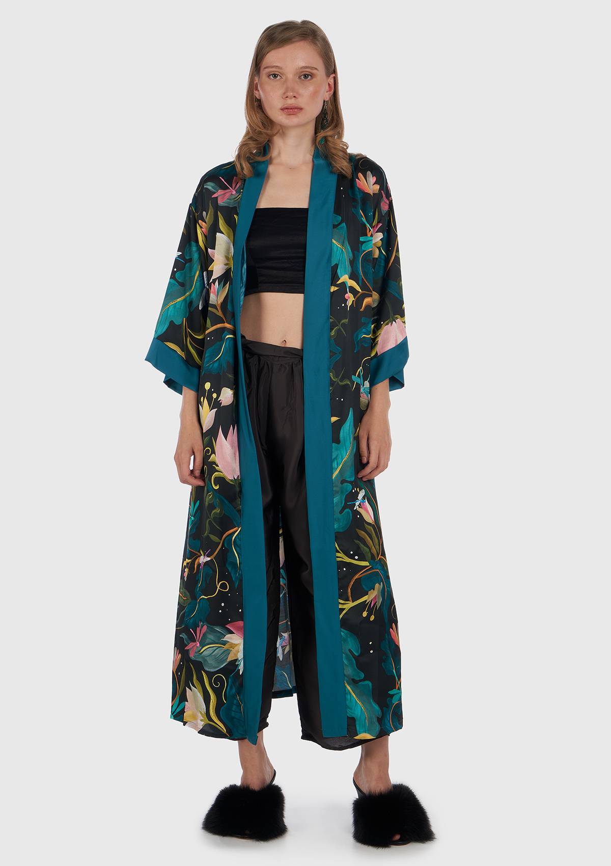 Kimono Lungo Rinascimento Libellula