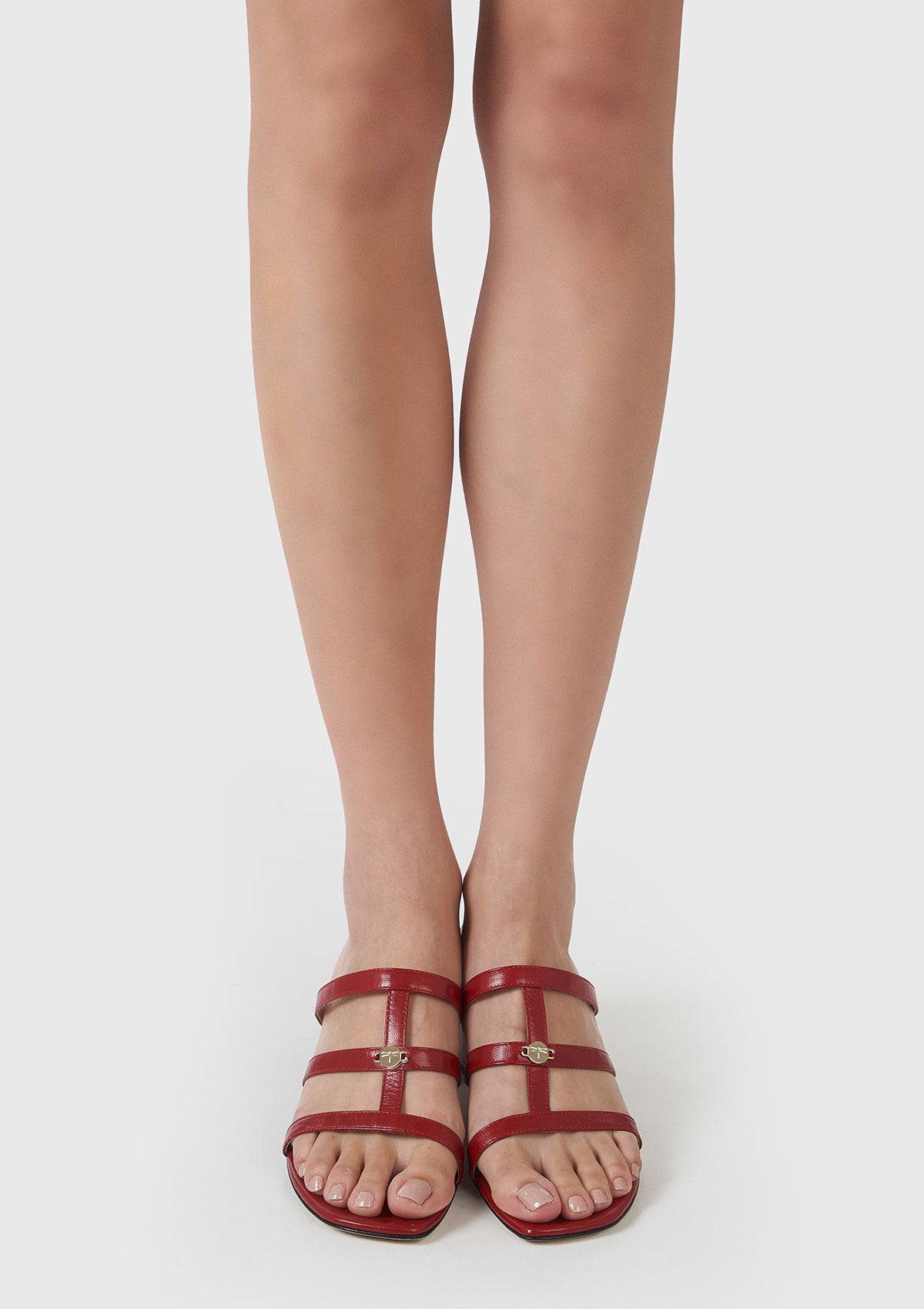 Sandalo Gemma Rosso Ciliegia