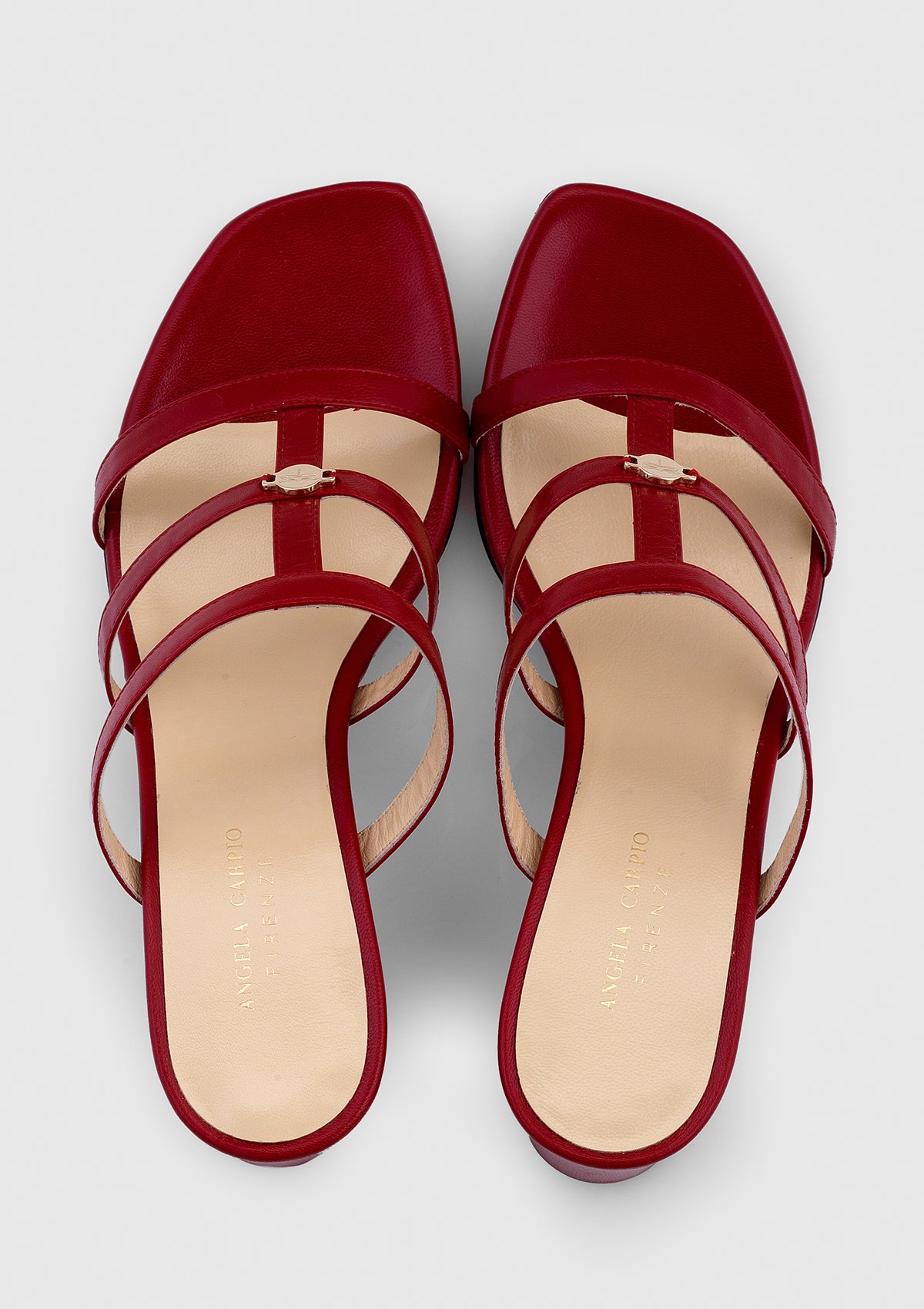 Sandalo Gemma Rosso Ciliegia
