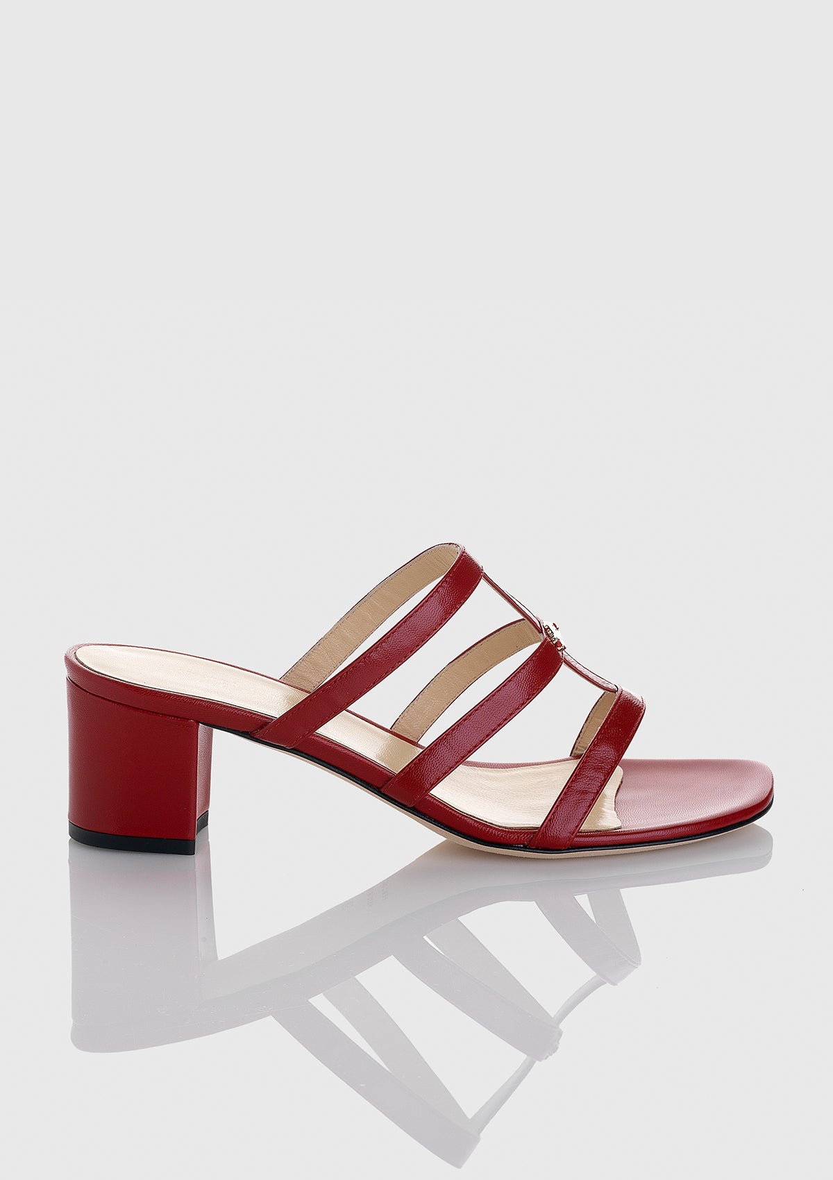 Sandalo Gemma Rosso Ciliegia